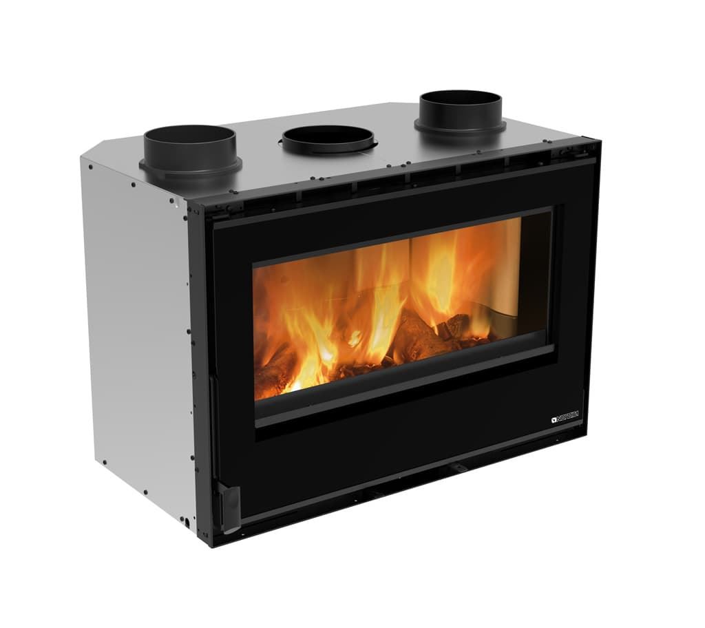 Chimenea de leña Inserto 80 Crystal Evo 2.0 - Ventilato - Imagen 1