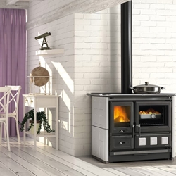 Cocina de leña Rosa XXL - Maiolica - Imagen 1