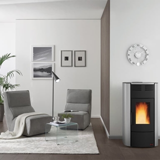 Termoestufa de pellet ventilada Raffaella Idro H15 - Imagen 1